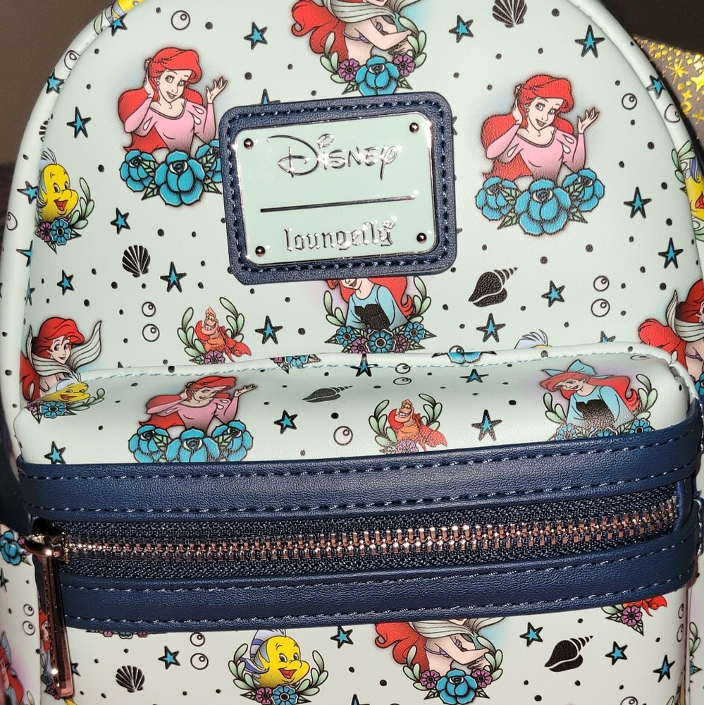 Loungefly Ariel Tattoo mini backpack